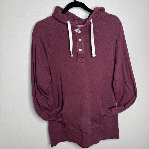 The Normal Brand Henley Hoodie Pullover Sweatshirt Mens Medium - Picture 2 of 12